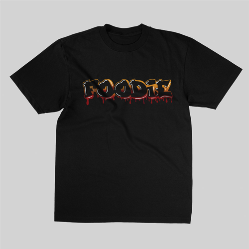 Foodie in Graffiti T-Shirt